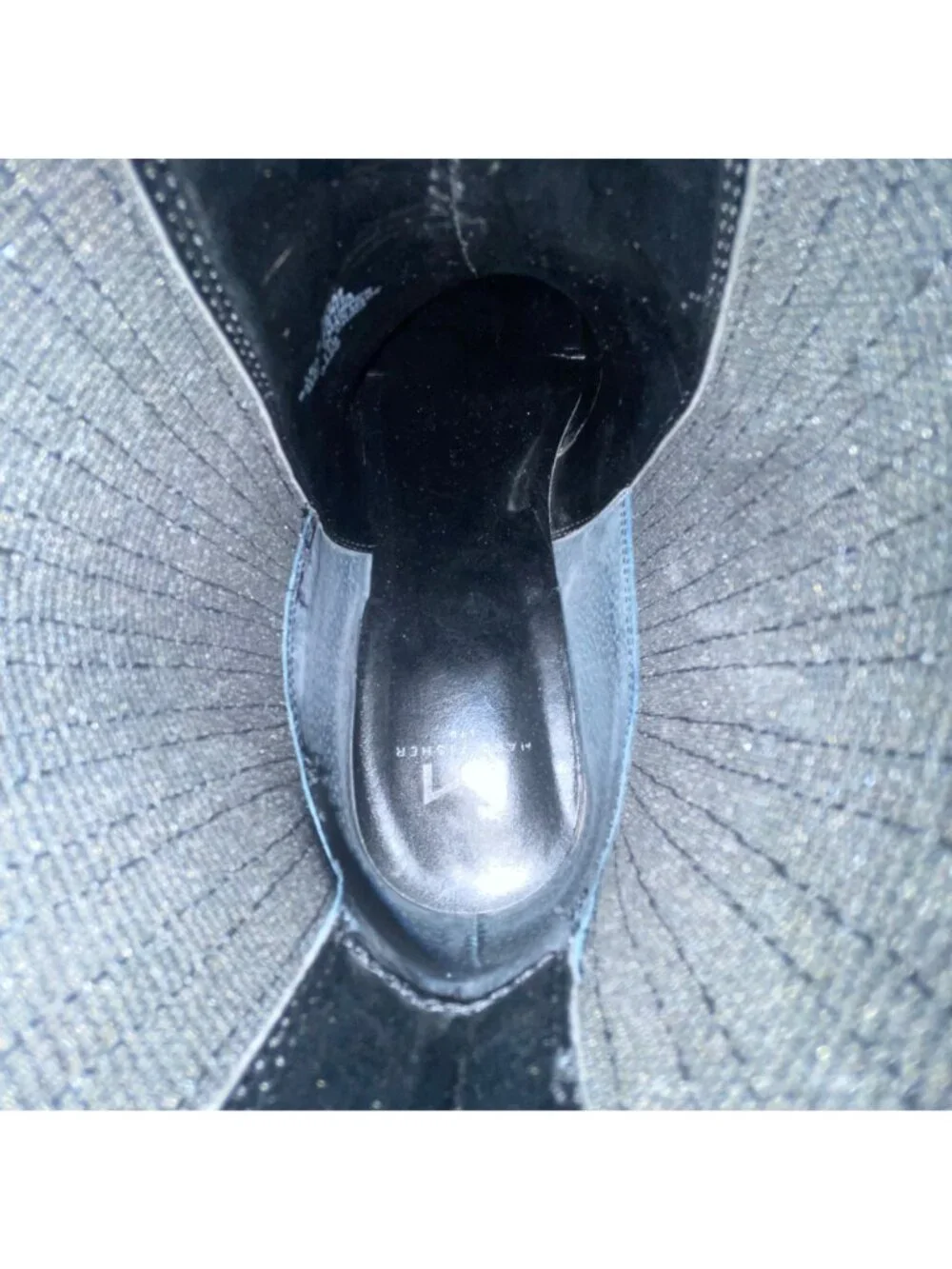 Marc Fisher Women’s Black Leather Block Heel Mlyarita Ankle Boots Size 8.5M - Picture 6 of 10